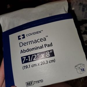 New 7 1/2 x 8inch Abdominal Dressing